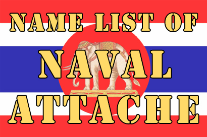 Name List Of Naval Attache 